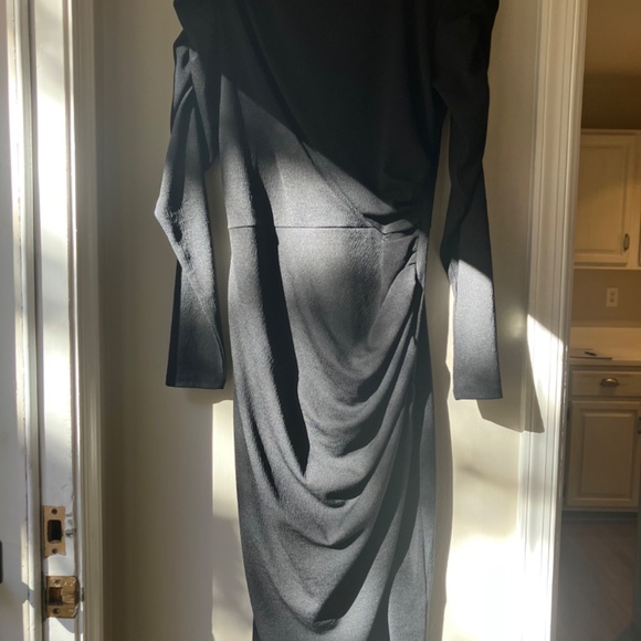 COPY - Black Midi Dress - Picture 5 of 6